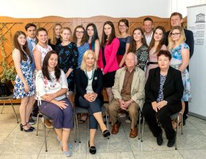 Slovak award winners with parents, teachers, members of jury, competition organiser | Photo: private